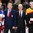 COLOGNE, GERMANY - MAY 8: IIHF Council Members Vladislav Tretiak and Franz Reindl present the Player of the Game awards to Germany's Christian Ehrhoff #10 and Russia's Nikita Kucherov #86 after Russia's 6-3 preliminary round win at the 2017 IIHF Ice Hockey World Championship. (Photo by Andre Ringuette/HHOF-IIHF Images)


